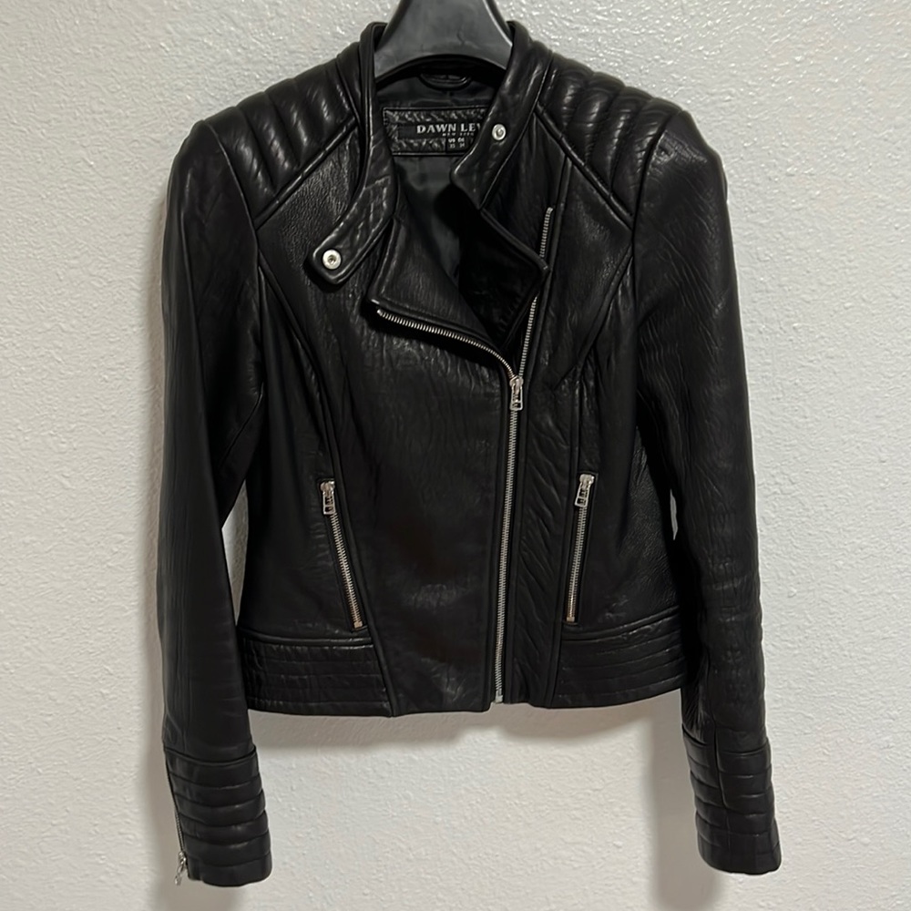 Dawn Levy Leather Jacket size XS